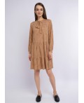 CLE Платье жен. 125992/85вкн, св.коричневый/чёрный