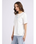CLE Футболка жен. 246135кк_п, молочный