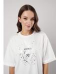 CLE Футболка жен. 256675кк_п, молочный