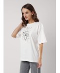 CLE Футболка жен. 256675кк_п, молочный
