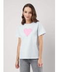 CLE Футболка жен. 256676кк_п, св.голубой