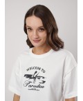 CLE Футболка жен. 256678кк_п, молочный