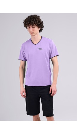 CLE Футболка муж. 542353/10г_п, св.фиолетовый