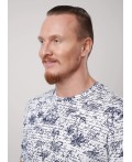 CLE Футболка муж. 552371/01злн_п, белый/т.синий