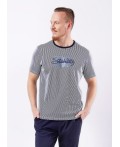 CLE Футболка муж. 552383/01кдн_п, белый/т.синий
