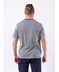 CLE Футболка муж. 552383/01кдн_п, белый/т.синий