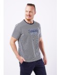 CLE Футболка муж. 552383/01кдн_п, белый/т.синий