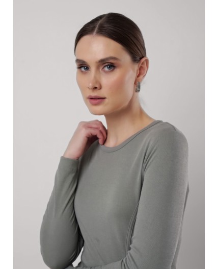 CLE Фуфайка жен. 256767/163рп, хаки/т.хаки