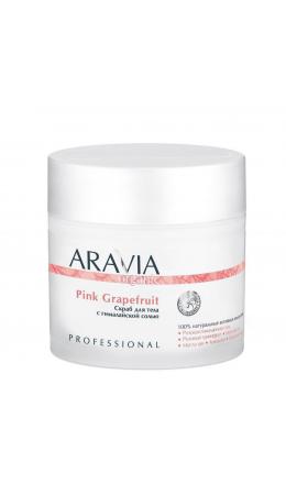 Aravia Скраб для тела с гималайской солью / Pink Grapefruit
