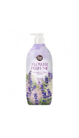 Shower Mate Гель для душа парфюмированный / Purple Flower Perfumed Body Wash Lavender & Lilac, 900 мл
