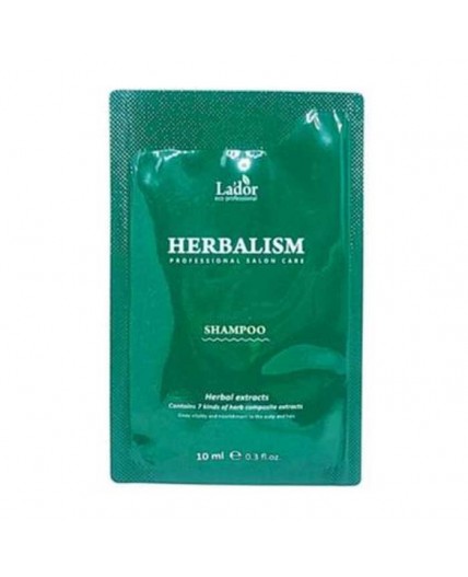 Lador Шампунь для волос успокаивающий в пробнике / Herbalism Shampoo Pouch, 10 мл