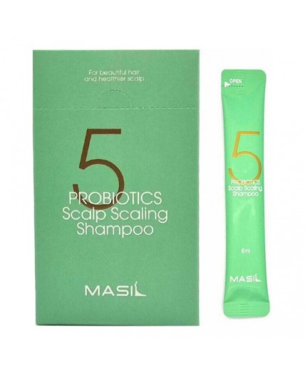 Masil Шампунь для волос глубокоочищающий с пробиотиками / 5 Probiotics Scalp Scaling Shampoo, 8 мл x 20 шт.