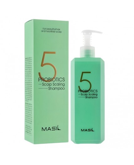 Masil Шампунь для волос глубокоочищающий с пробиотиками / 5 Probiotics Scalp Scaling Shampoo, 500 мл