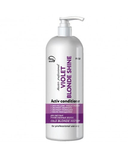 Frezy Grand Кондиционер для нейтрализации жёлтого оттенка / Violet Blonde Shine 5.0, 1000 мл