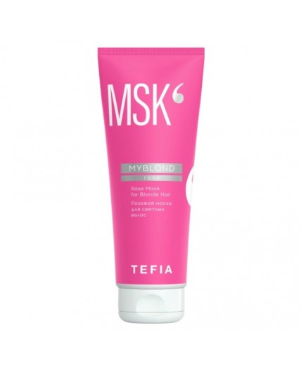 TEFIA Myblond Розовая маска для светлых волос / Rose Mask for Blonde Hair, 250 мл