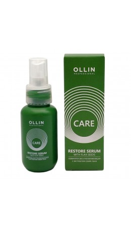 Ollin Сыворотка для волос восстанавливающая с экстрактом семян льна / Restore Serum with Flax Seeds, 50 мл