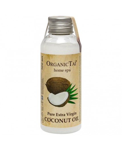 OrganicTai Чистое кокосовое масло холодного отжима, 100 мл