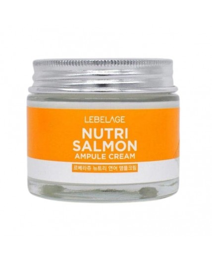 Lebelage Питательный ампульный крем с маслом лосося / Nutri Salmon Ampoule Cream, 70 мл