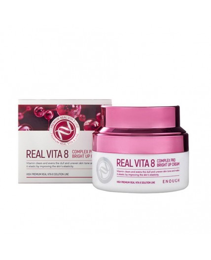 Enough Крем с витаминами для сияния кожи / Real Vita 8 Complex Pro Bright Up Cream, 50 мл