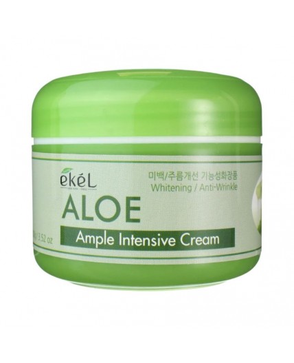 Ekel Крем для лица интенсивно увлажняющий с экстрактом алоэ / Ample Intensive Cream Aloe, 100 мл
