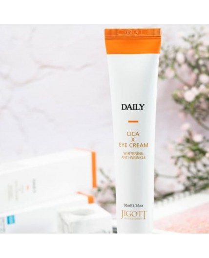 Jigott Крем для век с центеллой / Daily Real Cica Eye Cream, 50 мл