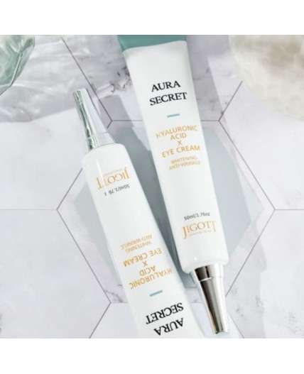 Jigott Крем для век с гиалуроновой кислотой / Aura Secret Hyaluronic Acid Eye Cream, 50 мл