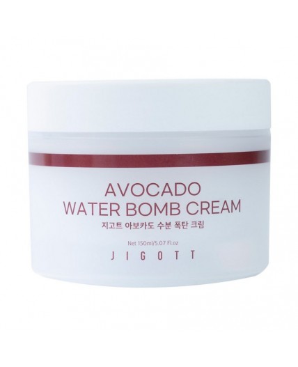 Jigott Крем для лица увлажняющий с экстрактом авокадо / Avocado Water Bomb Cream, 150 мл