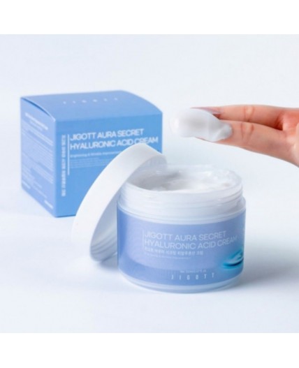 Jigott Крем для лица с гиалуроновой кислотой / Aura Secret Hyaluronic Acid Cream, 150 мл