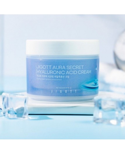 Jigott Крем для лица с гиалуроновой кислотой / Aura Secret Hyaluronic Acid Cream, 150 мл