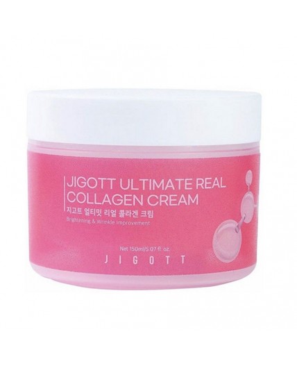 Jigott Крем для лица с коллагеном / Ultimate Real Collagen Cream, 150 мл