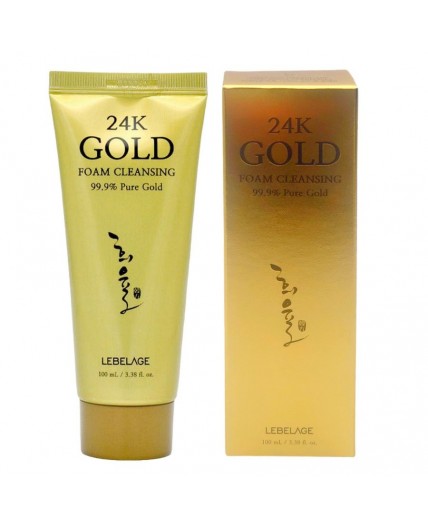 Lebelage Пенка для умывания с 24-каратным золотом / 24k Gold Foam Cleansing, 100 мл