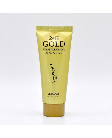 Lebelage Пенка для умывания с 24-каратным золотом / 24k Gold Foam Cleansing, 100 мл