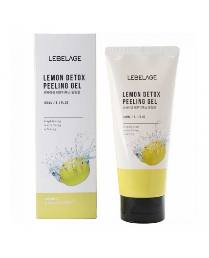 Lebelage Пилинг-гель отшелушивающий с экстрактом лимона / Lemon Detox Peeling Gel, 180 мл