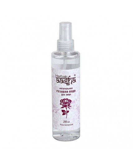 Aasha Herbals Розовая вода-спрей натуральная, 200 мл