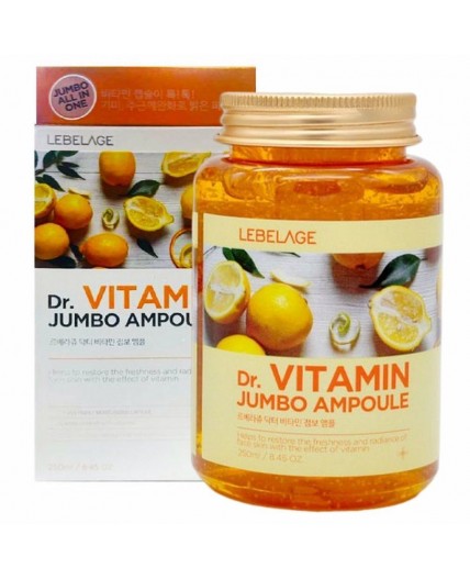 Lebelage Ампульная сыворотка с витаминами / Dr. Vitamin Jumbo Ampoule, 250 мл