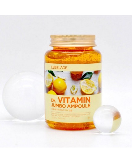 Lebelage Ампульная сыворотка с витаминами / Dr. Vitamin Jumbo Ampoule, 250 мл