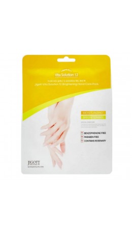 Jigott Маска для рук / Vita Solution 12 Brightening Hand Care Pack, 14 мл