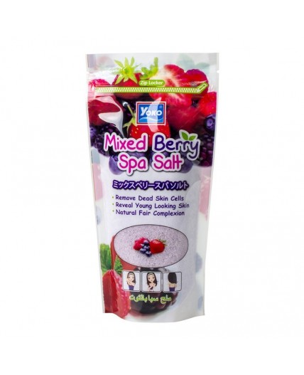 Siam Yoko Солевой скраб для тела ягодный микс / Mixed Berry Spa Salt, 300 г