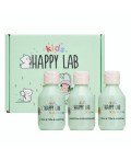 Happy Lab Kids Подарочный набор для детей: гель для душа, пена, шампунь / Kids Mini, 100 мл x 3