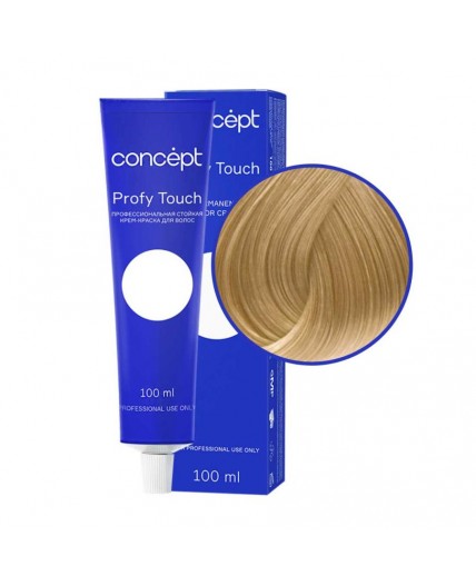 Concept Profy Touch 10.0 Профессиональный крем-краситель для волос, очень светлый блондин, 100 мл