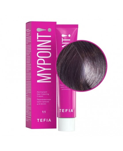 TEFIA Mypoint Пепельный корректор для волос / Permanent Hair Coloring Cream, 60 мл