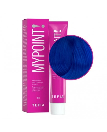 TEFIA Mypoint Синий корректор для волос / Permanent Hair Coloring Cream, 60 мл