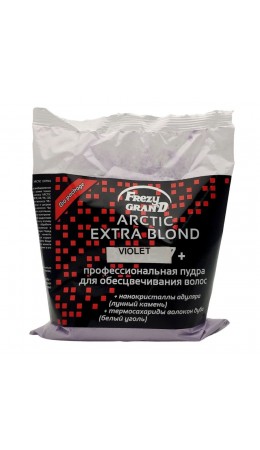 Frezy Grand Профессиональная пудра для обесцвечивания волос / Powder Bleach Arctic Extra Blond Violet 7+, 500 г
