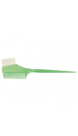Dewal Кисть для окрашивания волос с расчёской JPP049-1, зеленый