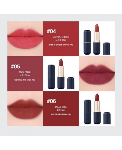 L’ocean Матовая помада для губ / Reve matt Stick, 02 Scarlet Red, 3,5 г