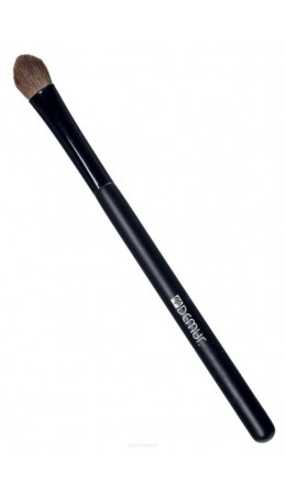 Dewal Профессиональная макияжная кисть для теней BR-414, 15,5 см, черный