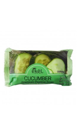 Ekel Мыло косметическое с экстрактом огурца / Peeling Soap Cucumber, 150 г