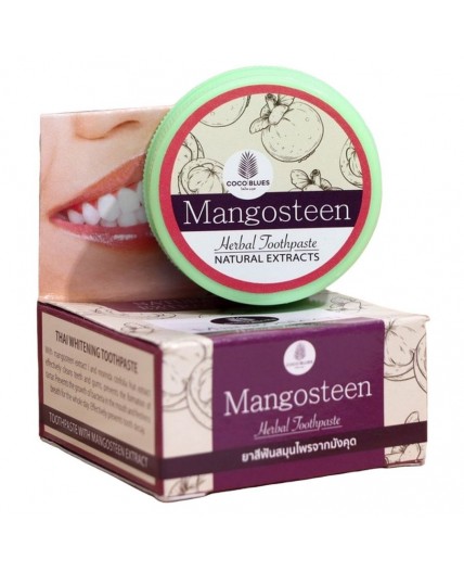 Coco Blues Травяная зубная паста с экстрактом мангостина / Mangosteen Herbal Toothpaste, 30 г