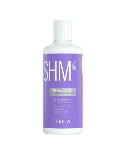 TEFIA Myblond Серебристый шампунь для светлых волос / Silver Shampoo for Blonde Hair, 300 мл