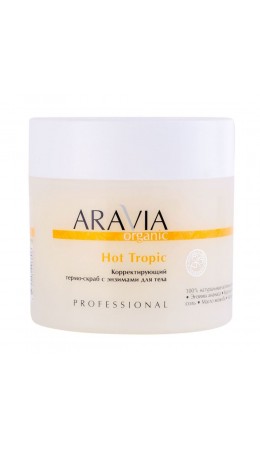 Aravia Корректирующий термо-скраб для тела с энзимами / Hot Tropic